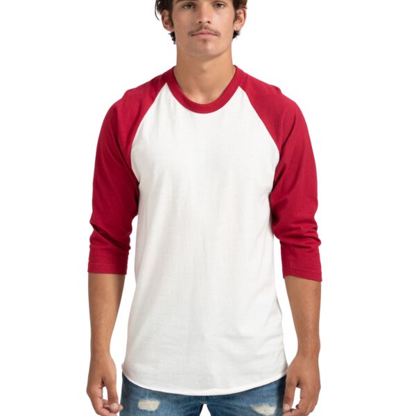 Tultex 245 - Unisex Fine Jersey Raglan Tee Thumbnail