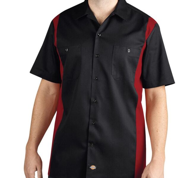 Two-Tone Short-Sleeve Work Shirt Thumbnail