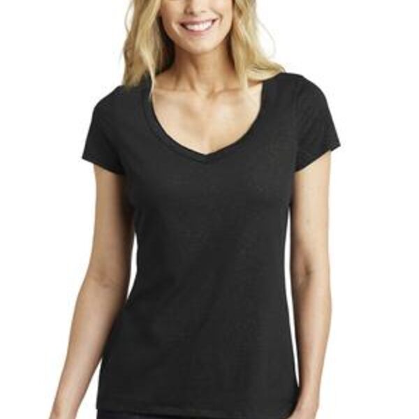 Ladies Shimmer V Neck Tee Thumbnail