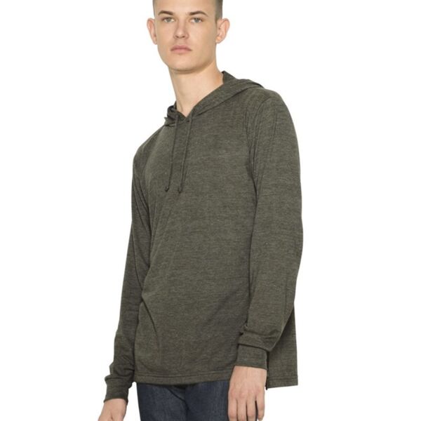 SEW N STITCHES - AMERICAN APPAREL - Unisex Triblend Long Sleeve Hooded Tee Thumbnail