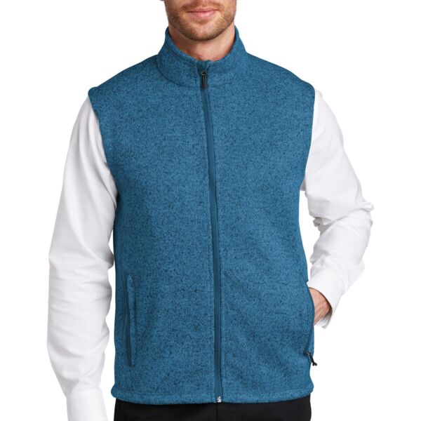 SEW N STITCHES - PORT AUTHORITY - ® Sweater Fleece Vest Thumbnail